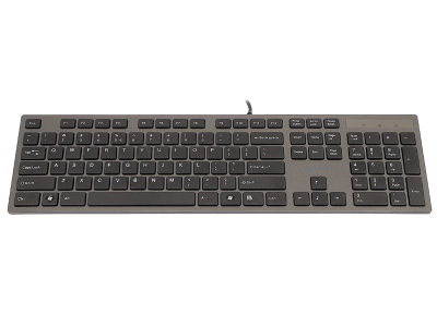 Tastierë universale A4 Tech KV-300H, USB, e hirtë, e zezë