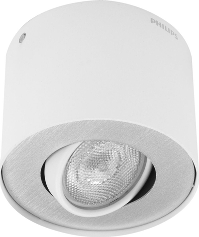 Llambë tavani Philips Phase 533003116, LED 4.5W, me zbehje, e bardhë