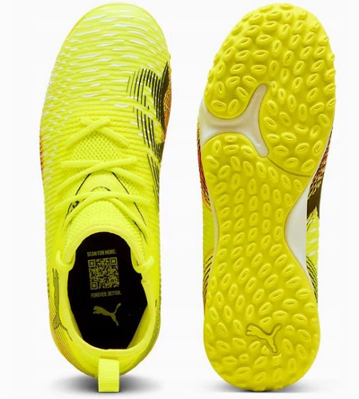 Këpucë futbolli Puma Future 8 Match TT Mid Jr 108386-03, për bar sintetik, për fëmijë, të verdha