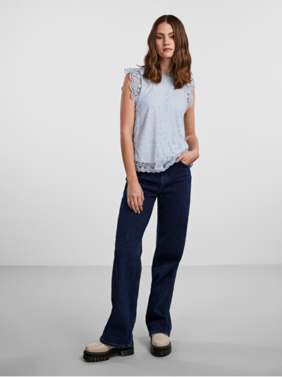 Bluzë Pieces PCOLLINE Regular Fit 17120454, e kaltër