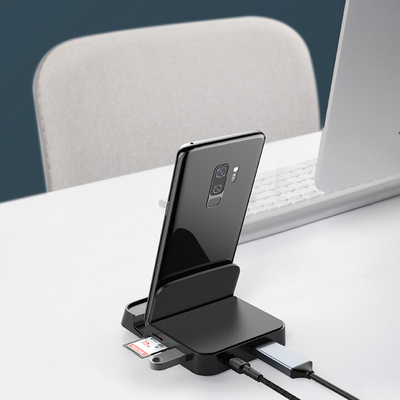 Stacion docking BASEUS USB-C - USB-C, 2xUSB 2.0, USB 3.0, HDMI, SD, microSD, 4K @ 30Hz, i zi