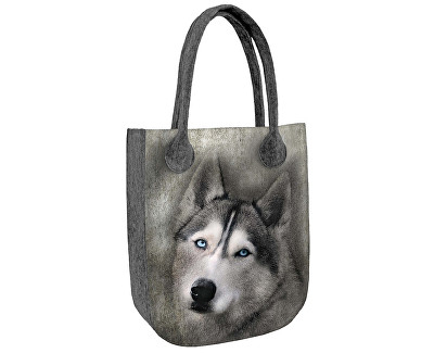 Çantë krahu Lecharme City - Husky, ngjyrë hiri