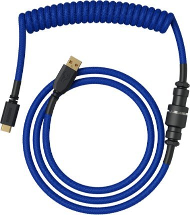 Kabllo USB Glorious GLO CBL COIL COBALT, USB A në USB C, 1.36 m, blu