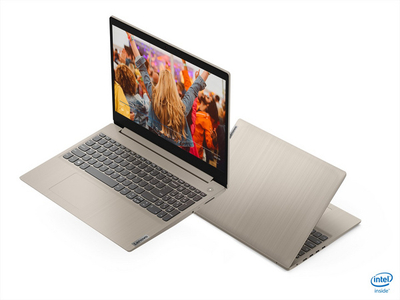 Laptop Lenovo IdeaPad 3, 15.6", Intel Core i3, 8GB RAM, 512GB SSD, Intel® UHD Graphics, bezhë