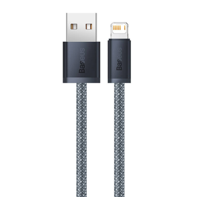 Kabllo USB Baseus Dynamic, USB A në Lightning, 1m, 2.4A, gri