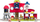 Set loje Fisher Price Little People Farm, fermë ndërvepruese me drita edhe zhurma, ngjyrë e kuqe