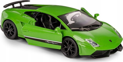 Maket metalik Daffi Lamborghini Gallardo LP570-4 RMZ 5, 1:36, me tërheqje, jeshil