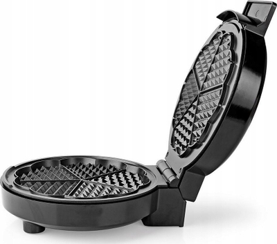 Aparat për waffle Nedis KAWP110BK, 19cm, 1000W, i zi
