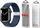 Rrip ore Yesido WB23 për Apple Watch 42/44/45 mm, tekstil i gërshetuar, ngjyrë navy