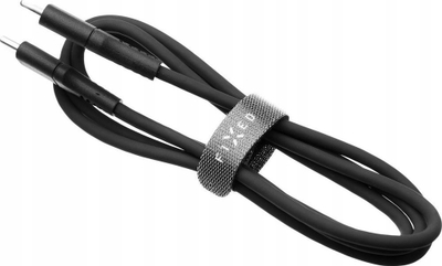 Kabllo USB‑C në USB‑C FIXED, 0.5m, 60W PD, e zezë