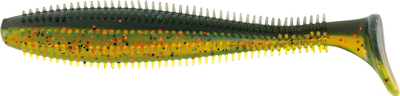 Karrem për peshkim Spikey Shad Ultravioletë 12cm Dark Oil