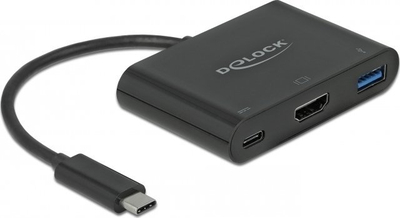 Adapter USB-C Delock, HDMI 4K 30Hz, USB 3.0, PD 60W, i zi