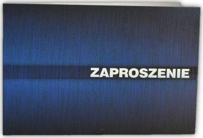 Ftesa me zarfe Trend Invitation ZT01, set 10 copë, të bardha