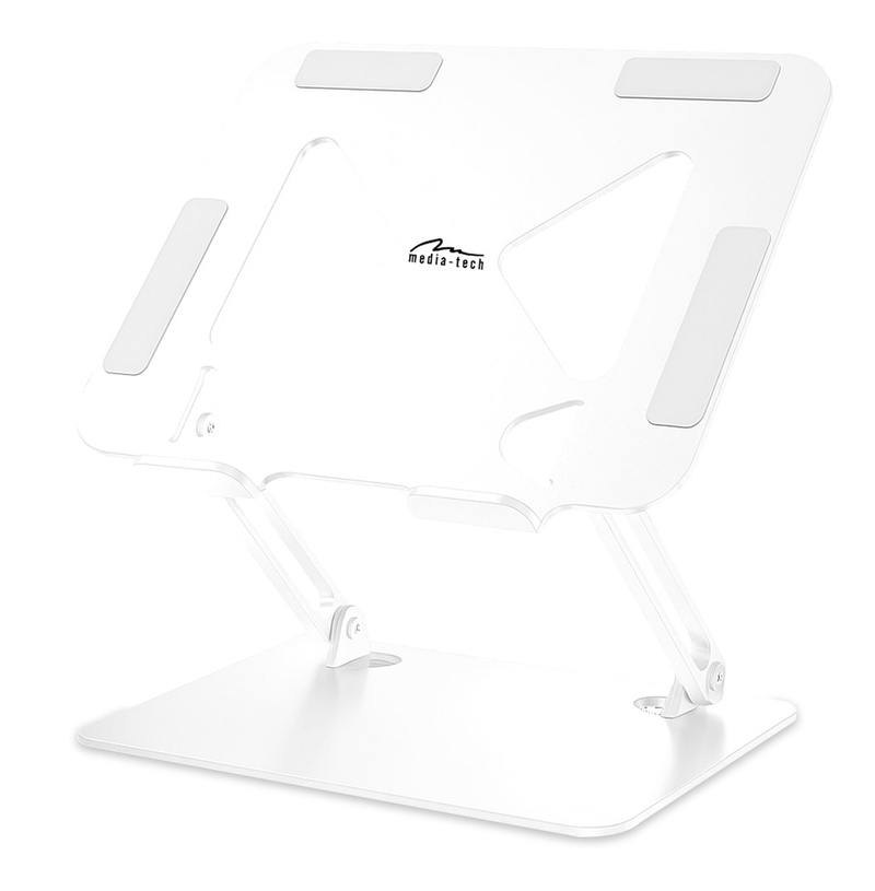 Mbajtëse laptopi Mediatech LAPTOP STAND MT2661W, për 10-17", e rregullueshme, ergonomike