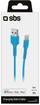 Kабел USB Lightning Sbs, кабел за податоци и полнење, бел