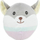 Lodër pelushi Trixie Junior Bear, 20 cm, për beba, gri pastel