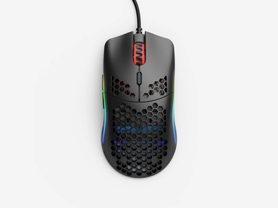Maus gaming Glorious Model O, RGB, me kabllo, ngjyrë e zezë