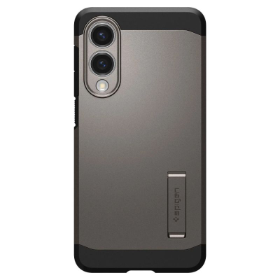 Футрола за телефон Spigen Tough Armor Mag, MagSafe, за Samsung Galaxy S25 Edge, сиво метална