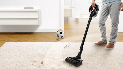 Fshesë me korrent Bosch Unlimited ProPower BSS81POW, i zi