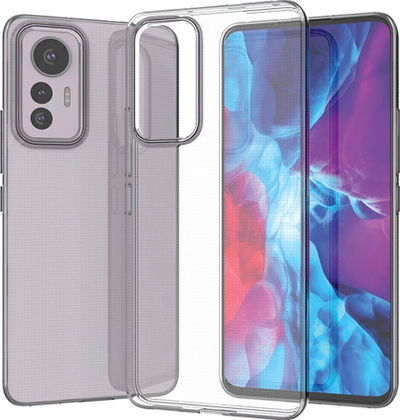 Kapak telefoni TPU për Xiaomi 12 Lite, shumë i hollë, transparent