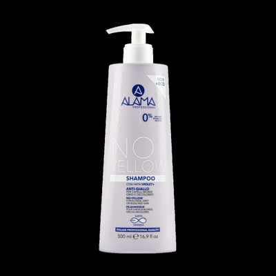 Shampo Alama No Yellow, për flokë bjonde, me pigment vjollcë, 500 ml