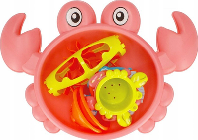 Lodër banje MEGA CREATIVE Bath Toy Crab, gaforre, shumëngjyrëshe