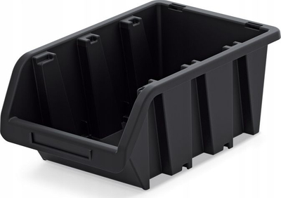 Kuti organizimi Prosperplast KTR12-S411, plastike, e zezë