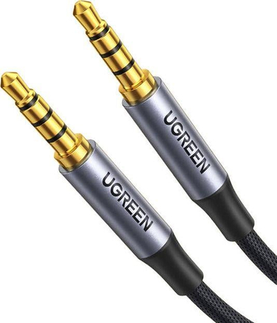 Kabllo audio Ugreen AV183, Jack 3.5mm në 3.5mm, 2m, e zezë