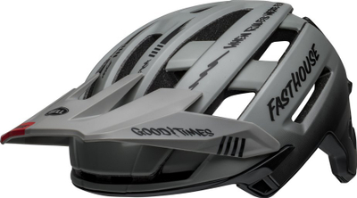 Helmetë çiklizmi Full Face Bell Super Air R Mips Spherical, MTB, e bardhë infrakuqe mat me shkëlqim