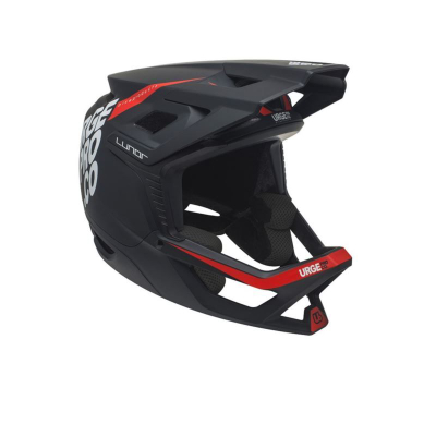 Helmetë biçiklete Urge Lunar, full face, për enduro, e zezë e kuqe