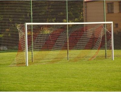 Rrjetë porte futbolli Yakima 100264, 7.32 x 2.44 m, 4 mm, e bardhë