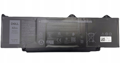 Bateri për laptop Dell GRWKG, 42Wh, 3 qeliza, e zezë