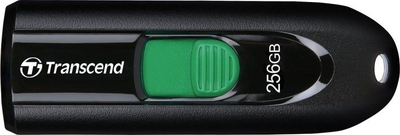 USB Transcend JetFlash 790C, 256GB, USB 3.2 Type C, e zezë