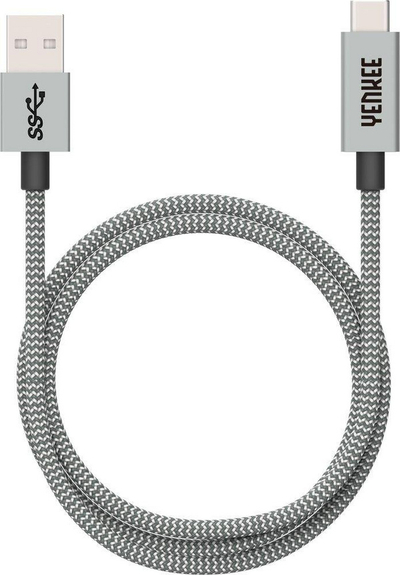 Kabllo karikues Yenkee USB-A - USB-C 1 m, e hirtë