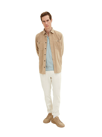 Bluzë Tom Tailor Regular Fit, e kaltër
