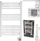 Radiator elektrik Kpeov Rebrk Suika 2in1, termostat i programueshëm, i bardhë