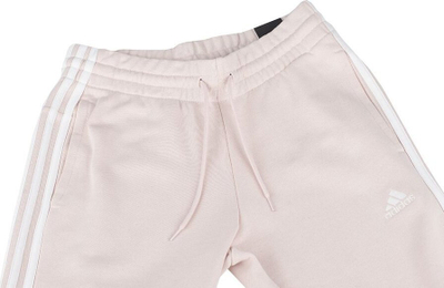 Pantallona sportive adidas 3 Stripes FT TC Pants W IC9924, pambuk, për goca, bezhë