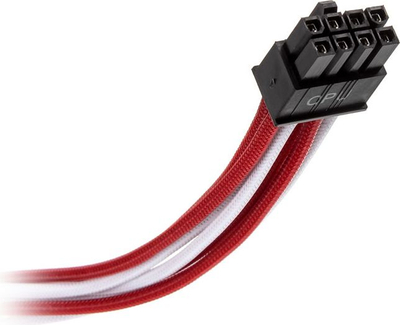 Сет кабли PSU Super Flower Cable Kit Pro, со плетенка, за модуларни напојувања, бело-црвен