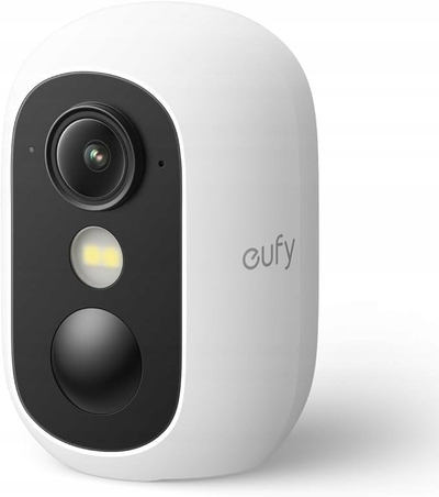 Kамера за безбедност Eufy Eufycam C35 Solo, висока резолуција, за внатрешна и надворешна употреба, бела