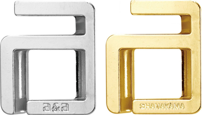Puzzle metalik Hanayama Cast A&amp;A, lojë logjike, argjend