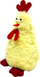 Ornament dekorativ GNOME GNOME Hen Chick, 20cm, pranverë Pashkë, i verdhë e kuqe