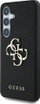 Mbulesë telefoni Guess Grained Big 4G Logo për Samsung Galaxy S25 6.2", klasike, e zezë