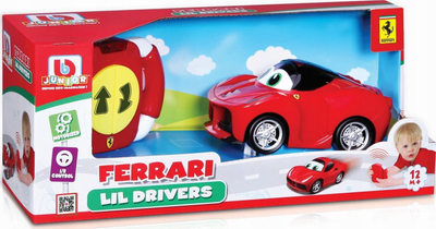 Makinë lodër me pult Bburago Ferrari Lil Drivers LaFerrari, IR, për kalamaj 12M+, e kuqe