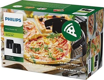 Set aksesorësh pice Philips HD9953/00, për Airfryer XXL, i zi