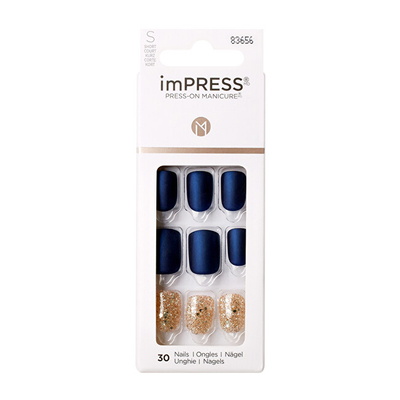Самолепливи нокти KISS imPRESS, 30 парчиња