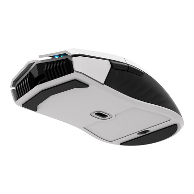 Maus gaming Thunderobot ML702, wireless dhe me kabllo, RGB, i bardhë