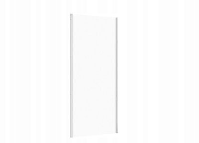 Mur dushi Cersanit Larga, 90 cm, xham i kalitur 6 mm, krom