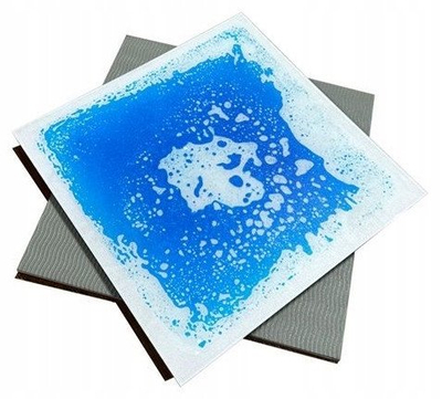 Pllaka sensoriale Tullo Sensory Path, set 4 copë, 30x30 cm, shumëngjyrëshe