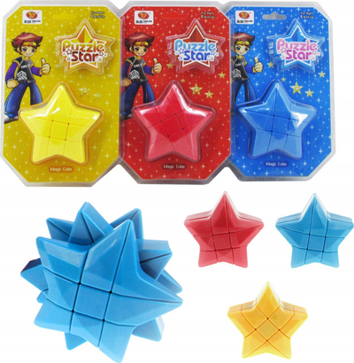 Lojë logjike Trifox Puzzle Star, në formë ylli, për kalama 6+, me ngjyra nga më të ndryshmet