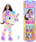 Kukull Barbie Cutie Reveal Zebra, set lodrash surprizë, kostum pellushi me ngjyra të buta